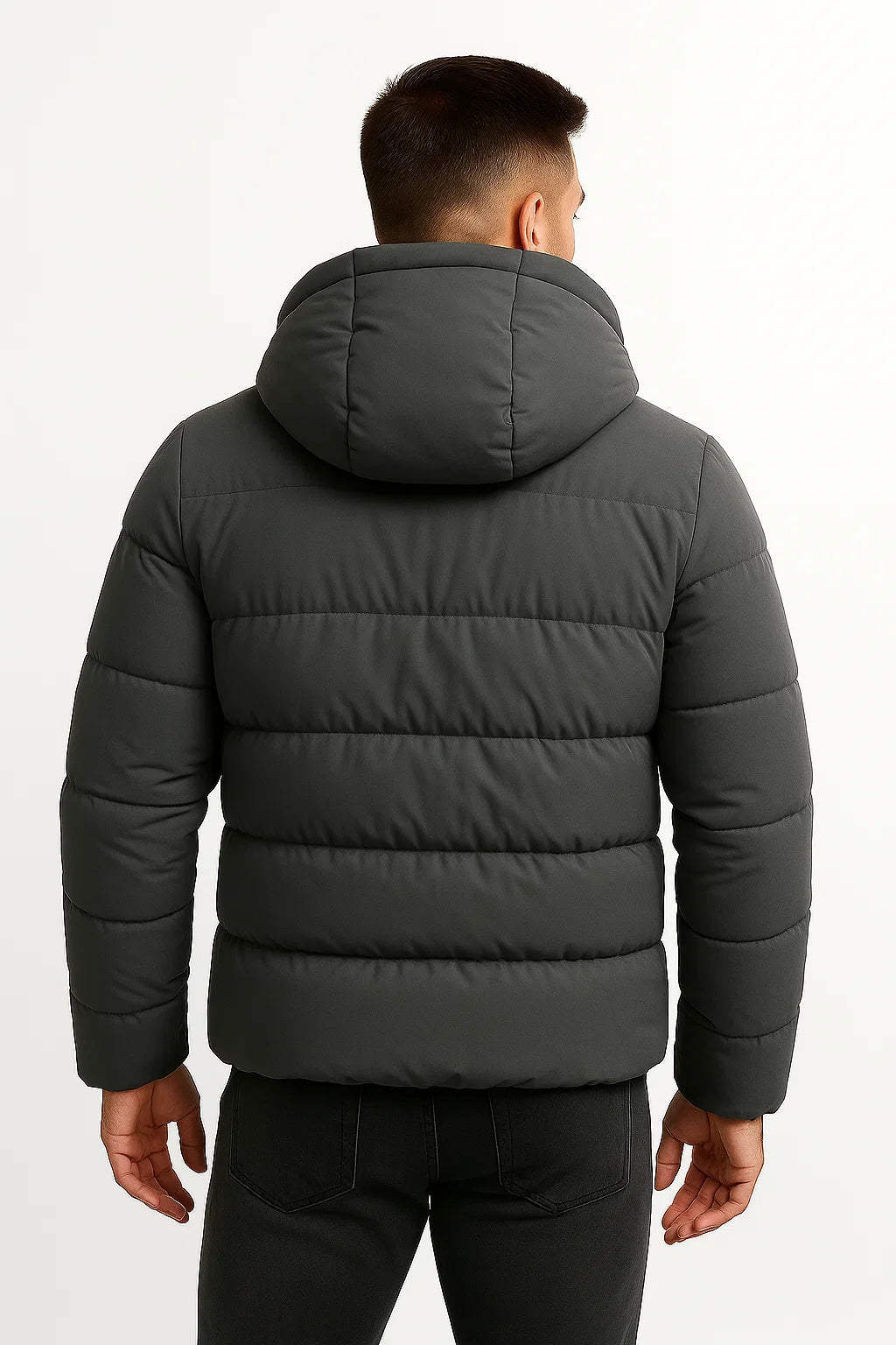 Doudoune homme avec capuchon – Vestes d'hiver décontractées
