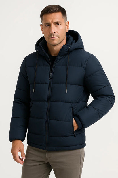 Doudoune homme avec capuchon – Vestes d'hiver décontractées