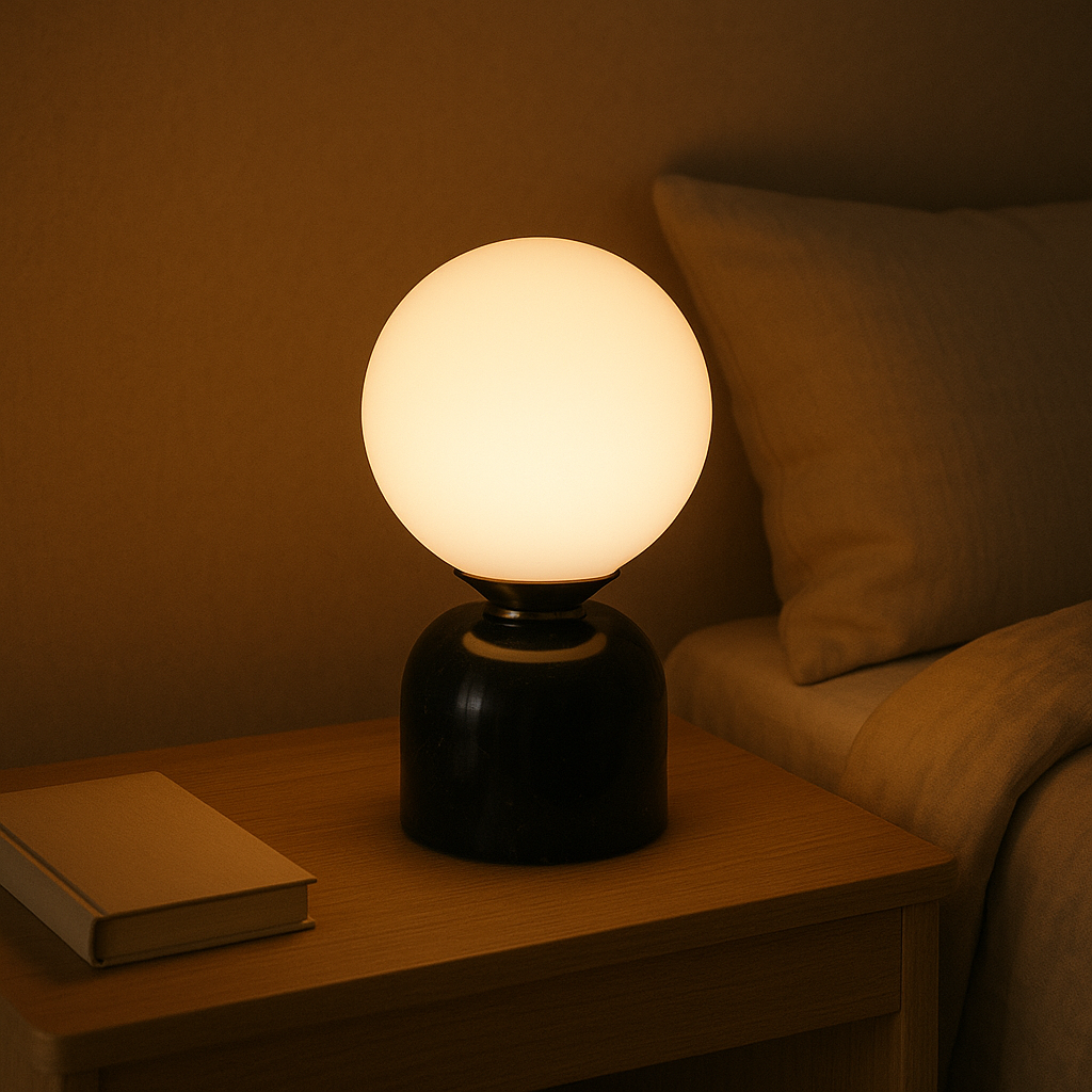 Lampe de chevet moderne et minimaliste - Éclairage de table élégant pour la maison