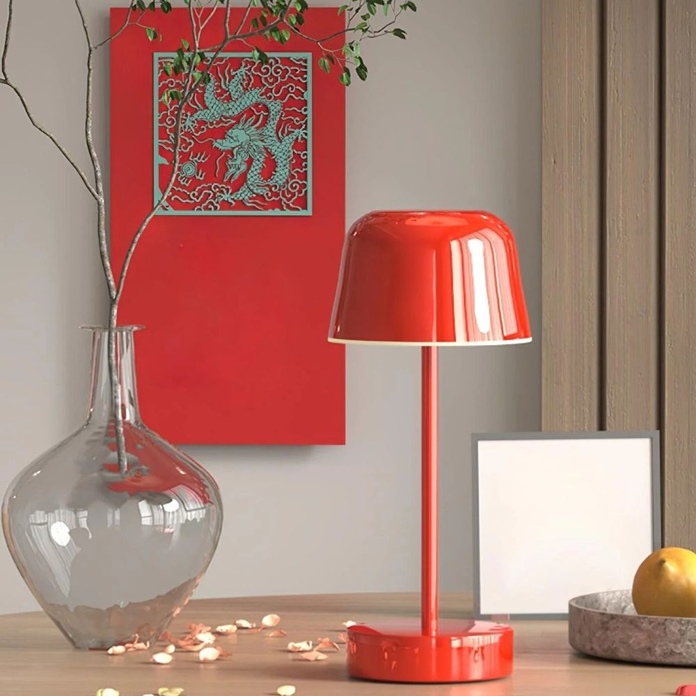 Lampe de bureau champignon LED en forme de L - Éclairage moderne pour la maison (Pays-Bas)