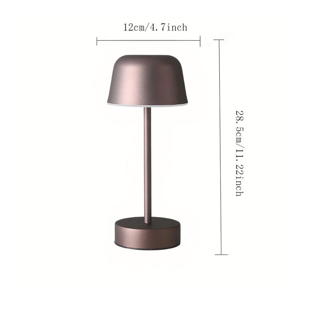 Lampe de bureau champignon LED en forme de L - Éclairage moderne pour la maison (Pays-Bas)