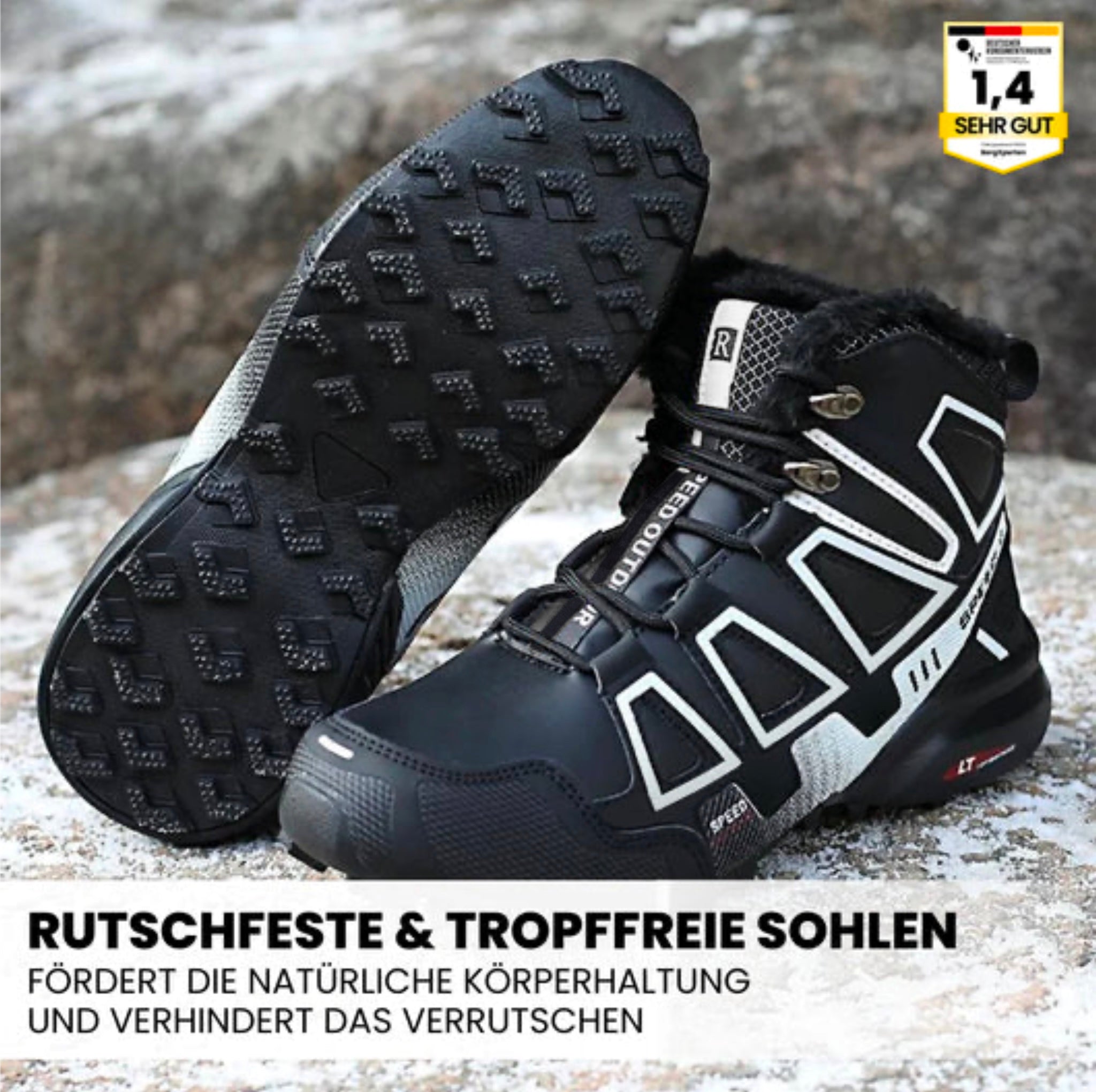 OrthoTrekking Pro Hallux – Ergonomische Hallux Valgus Wander- und Trekking Schuhe