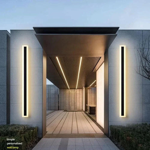 Applique murale LED extérieure étanche - Design minimaliste, indice de protection IP65