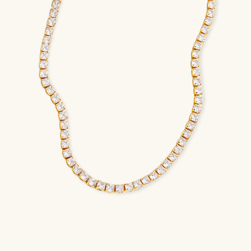 Edith - Diamond Tennis Necklace — crafted for everyday quality.