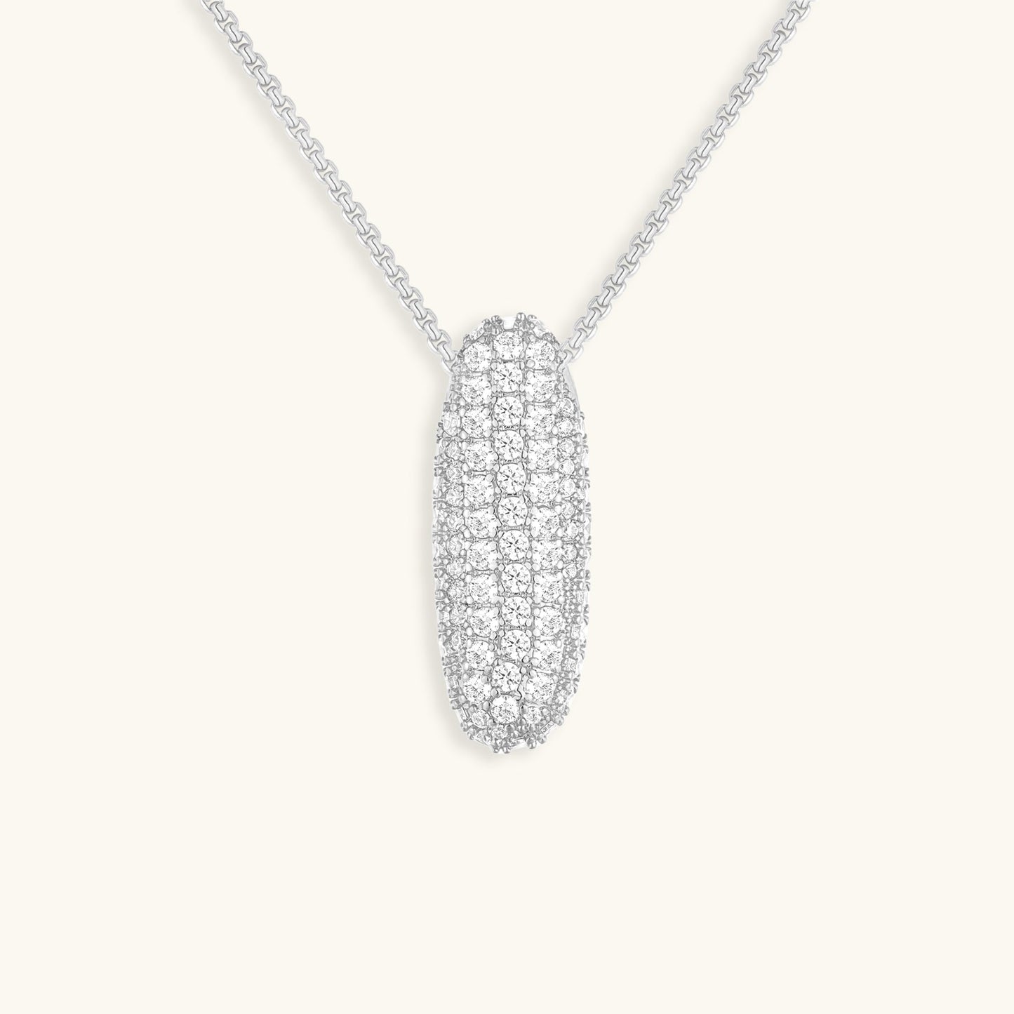 Collier Esme - Initiale en forme de bulle avec diamant — conçu pour inspirer votre style de vie.