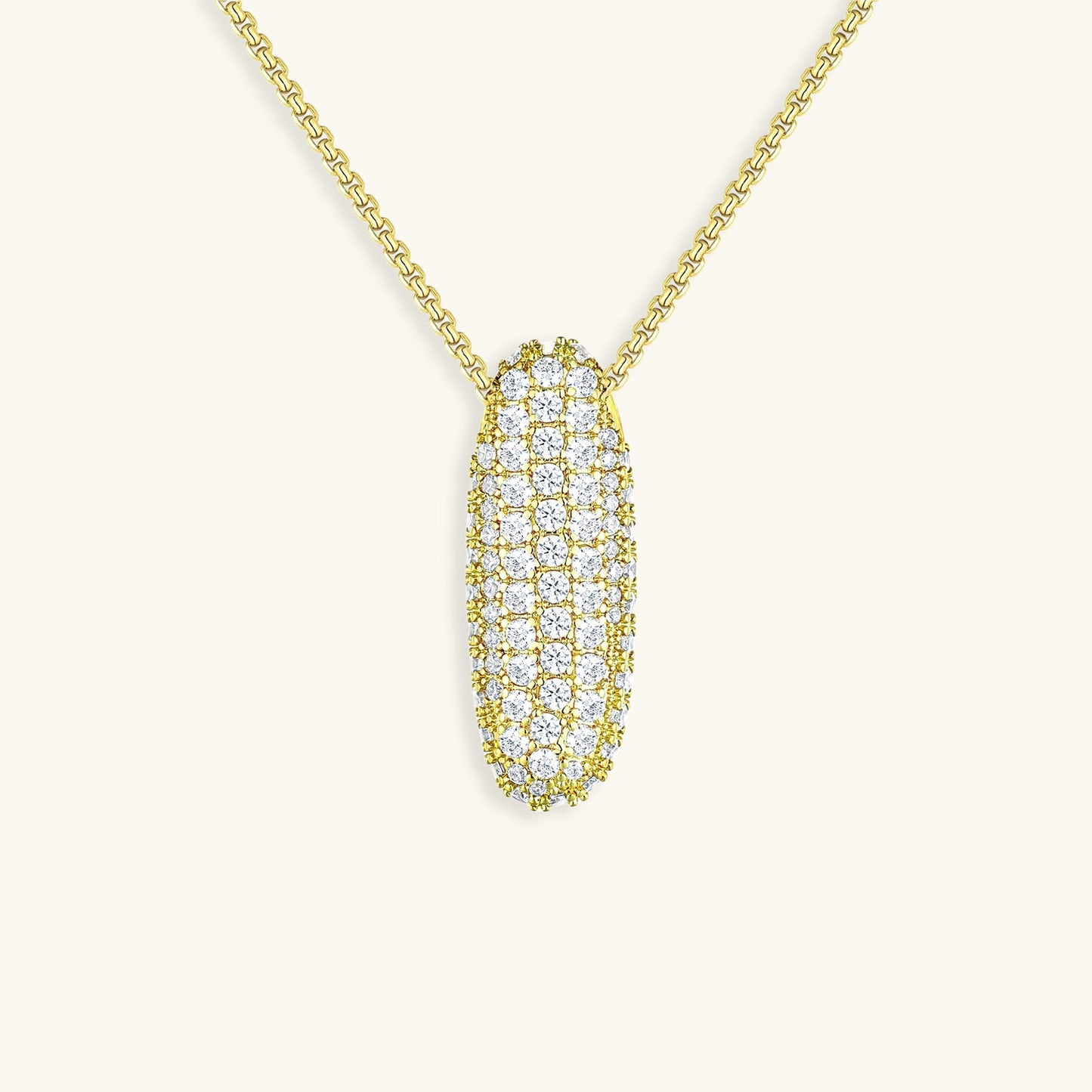 Collier Esme - Initiale en forme de bulle avec diamant — conçu pour inspirer votre style de vie.