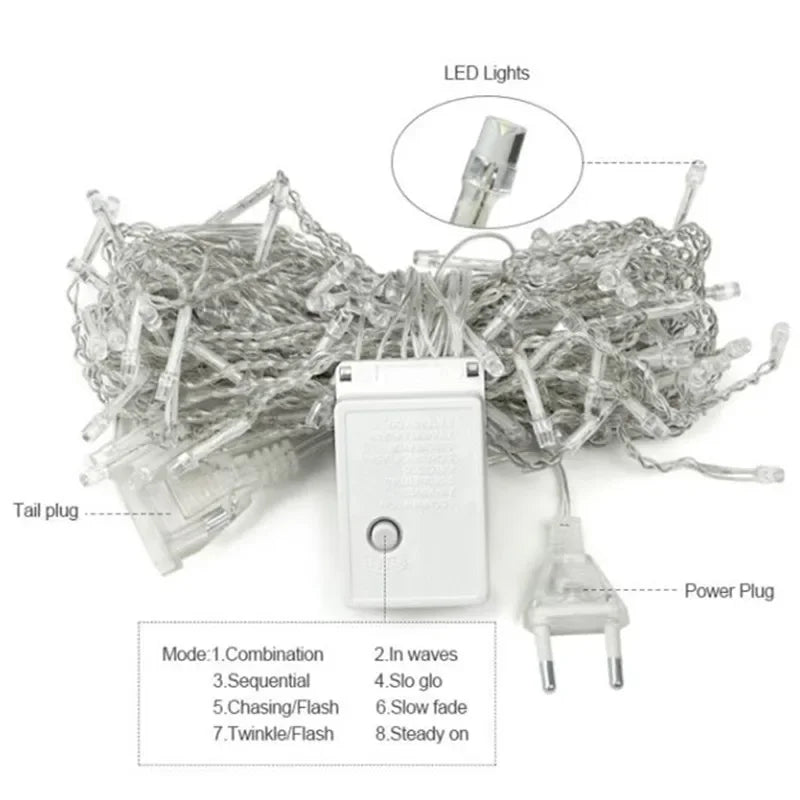 Eiszapfenlichter - Außenbeleuchtung - LED-Dekor