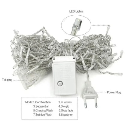 Eiszapfenlichter - Außenbeleuchtung - LED-Dekor