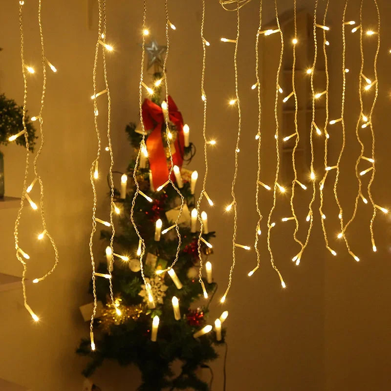 Eiszapfenlichter - Außenbeleuchtung - LED-Dekor
