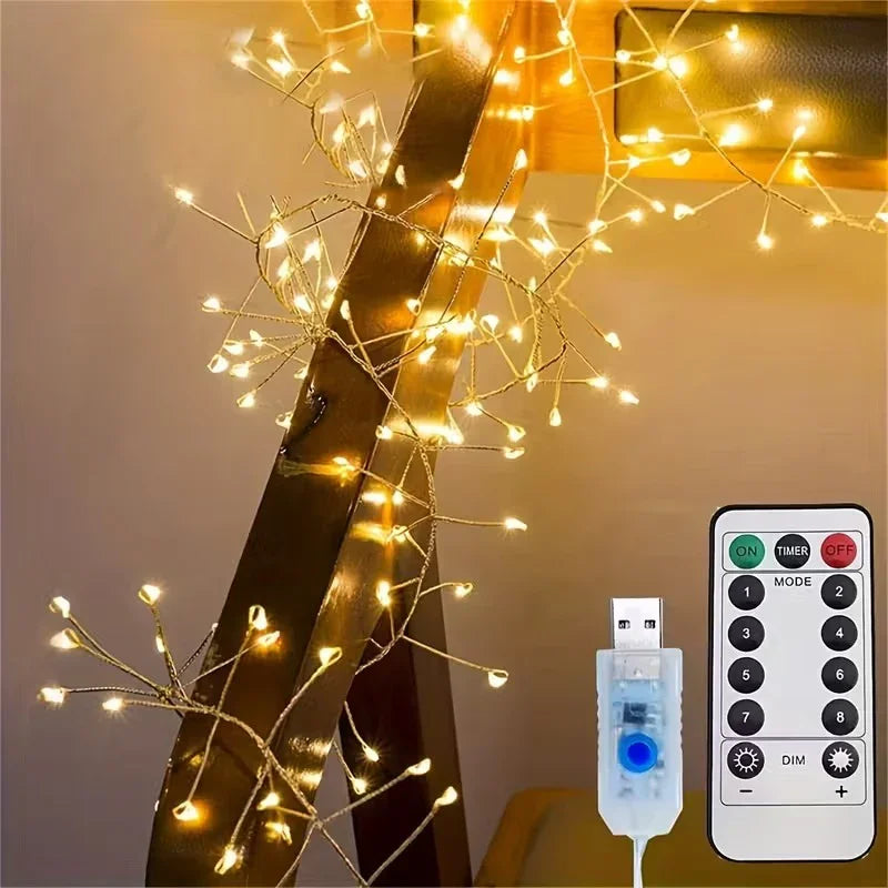 Innere Weihnachts-LED-Lichter - USB-betrieben - Fernbedienung