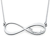 Maisie - Infinity Name Necklace — bringing modern charm to your space.