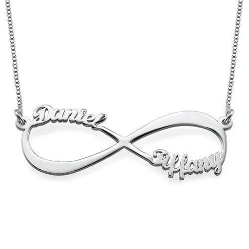 Maisie - Infinity Name Necklace — bringing modern charm to your space.