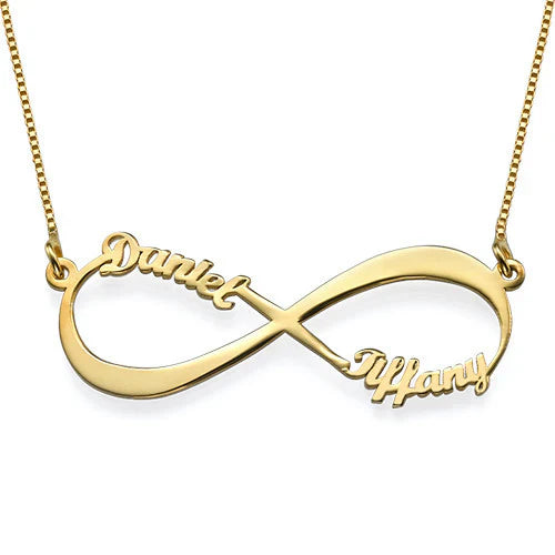 Maisie - Infinity Name Necklace — bringing modern charm to your space.
