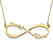 Maisie - Infinity Name Necklace — bringing modern charm to your space.