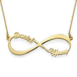 Maisie - Infinity Name Necklace — bringing modern charm to your space.