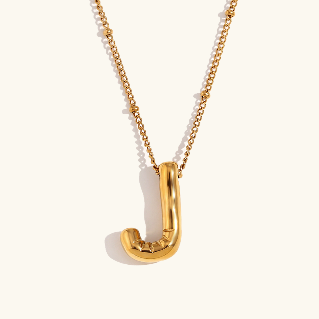 Arabella - Balloon Letter Initial Necklace — crafted for everyday quality.