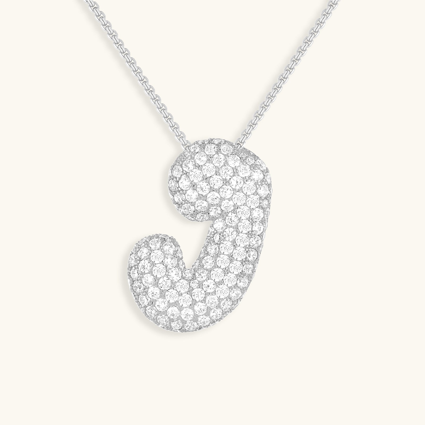 Esme - Bubble Initial Diamond Necklace — designed to inspire your lifestyle.