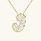 Esme - Bubble Initial Diamond Necklace — designed to inspire your lifestyle.