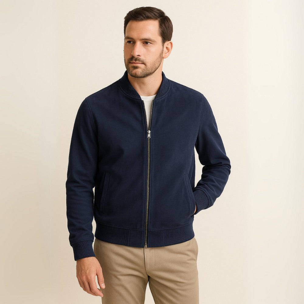 Renoir Herren Wildlederjacke – Alte Geldstil &amp; Zeitlose Eleganz