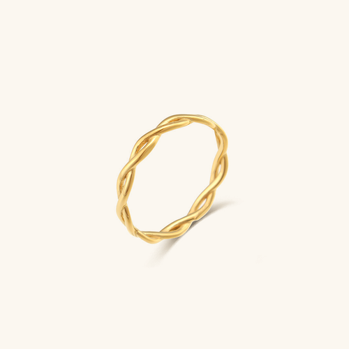 Bague Gianna - Twisted Gold — conçue pour une qualité au quotidien.