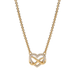 Jenna - Heart Infinity Pearl Necklace — bringing modern charm to your space.