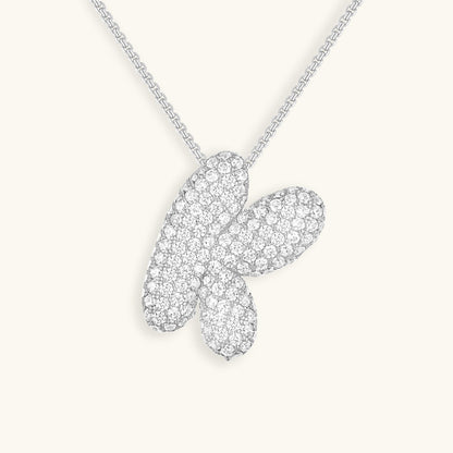 Collier Esme - Initiale en forme de bulle avec diamant — conçu pour inspirer votre style de vie.