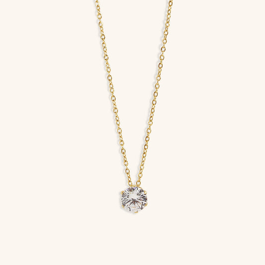 Collier Gail en or et diamants — parfait pour celles qui privilégient le confort et le design.