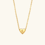 Juliette - Heart Initial Gold Necklace — crafted for everyday quality.