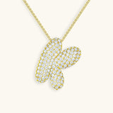 Esme - Bubble Initial Diamond Necklace — designed to inspire your lifestyle.