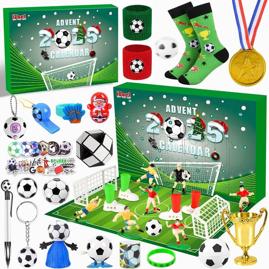 Calendrier de l'Avent de football pour enfants | 24 surprises amusantes sur le thème du football