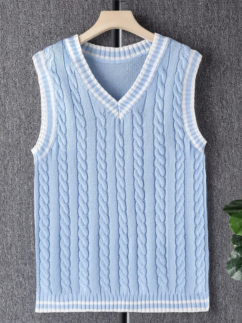 Strickweste | Câble | Pull | Pullweste | Herrenweste