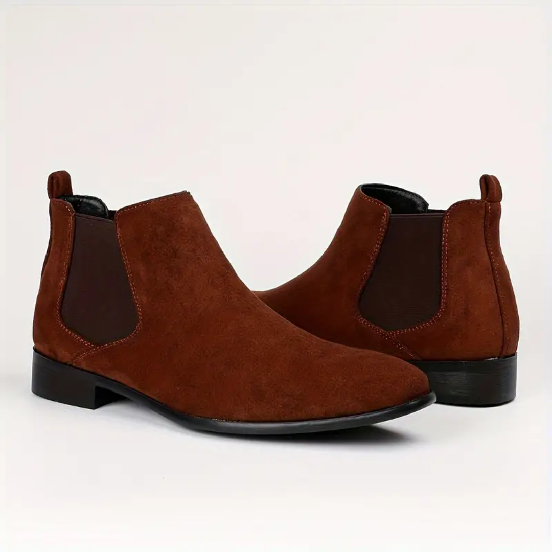 Chelsea Boots - Wildleder - Slip-On - Stiefeletten - Herrenstiefel