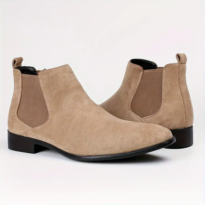 Chelsea Boots - Wildleder - Slip-On - Stiefeletten - Herrenstiefel