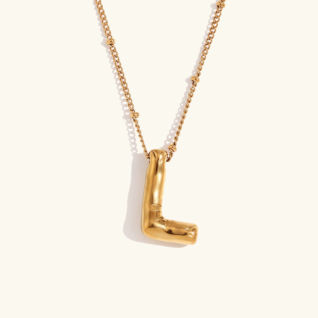 Arabella - Balloon Letter Initial Necklace — crafted for everyday quality.