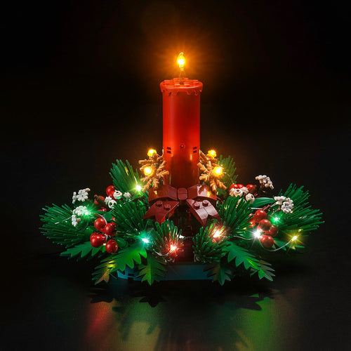 Ceiling Light Christmas Table Decoration Kit with Warm LED Lights