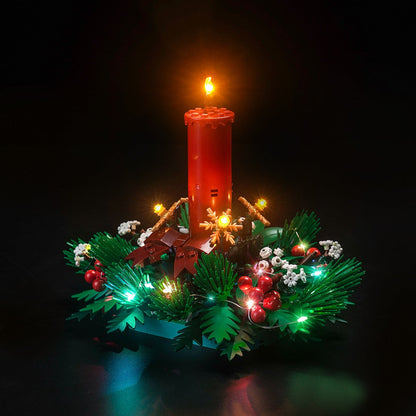 Ceiling Light Christmas Table Decoration Kit with Warm LED Lights