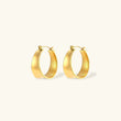 Wren - Gold Hoop Earrings — made with care and attention to detail.