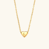 Juliette - Heart Initial Gold Necklace — crafted for everyday quality.