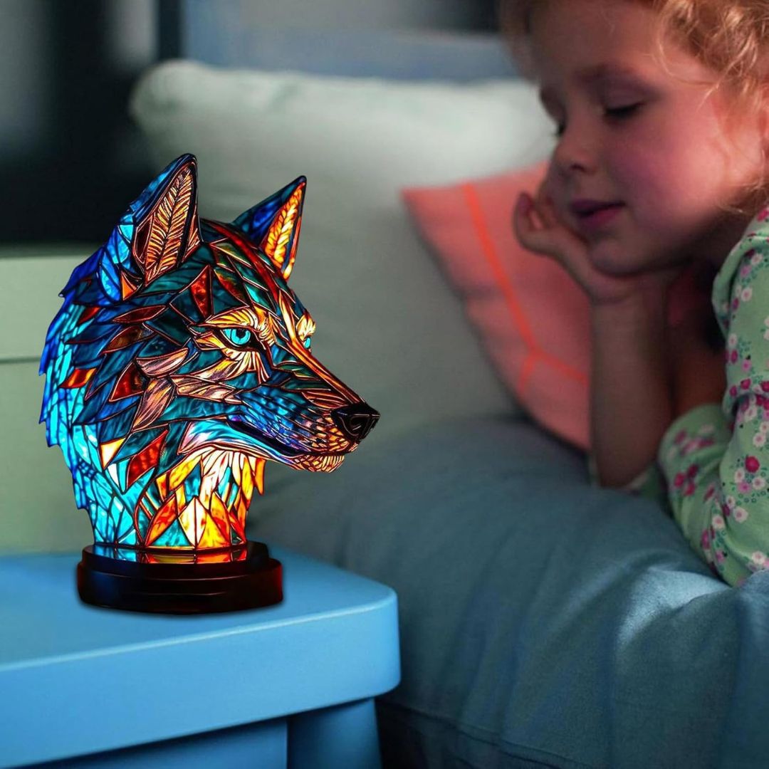 LeuchtWolf - handgefertigte Lampe, die Herzen zum Strahlen bringt