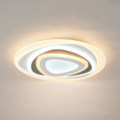 Adjustable LED Ceiling Light with Remote | Modern Color Temperature