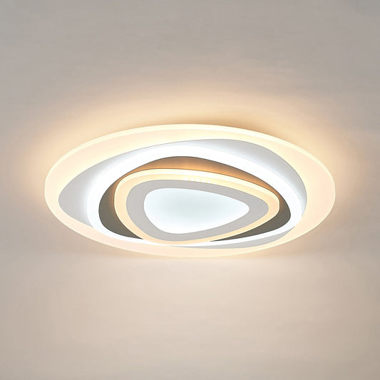 Adjustable LED Ceiling Light with Remote | Modern Color Temperature