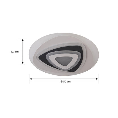 Adjustable LED Ceiling Light with Remote | Modern Color Temperature