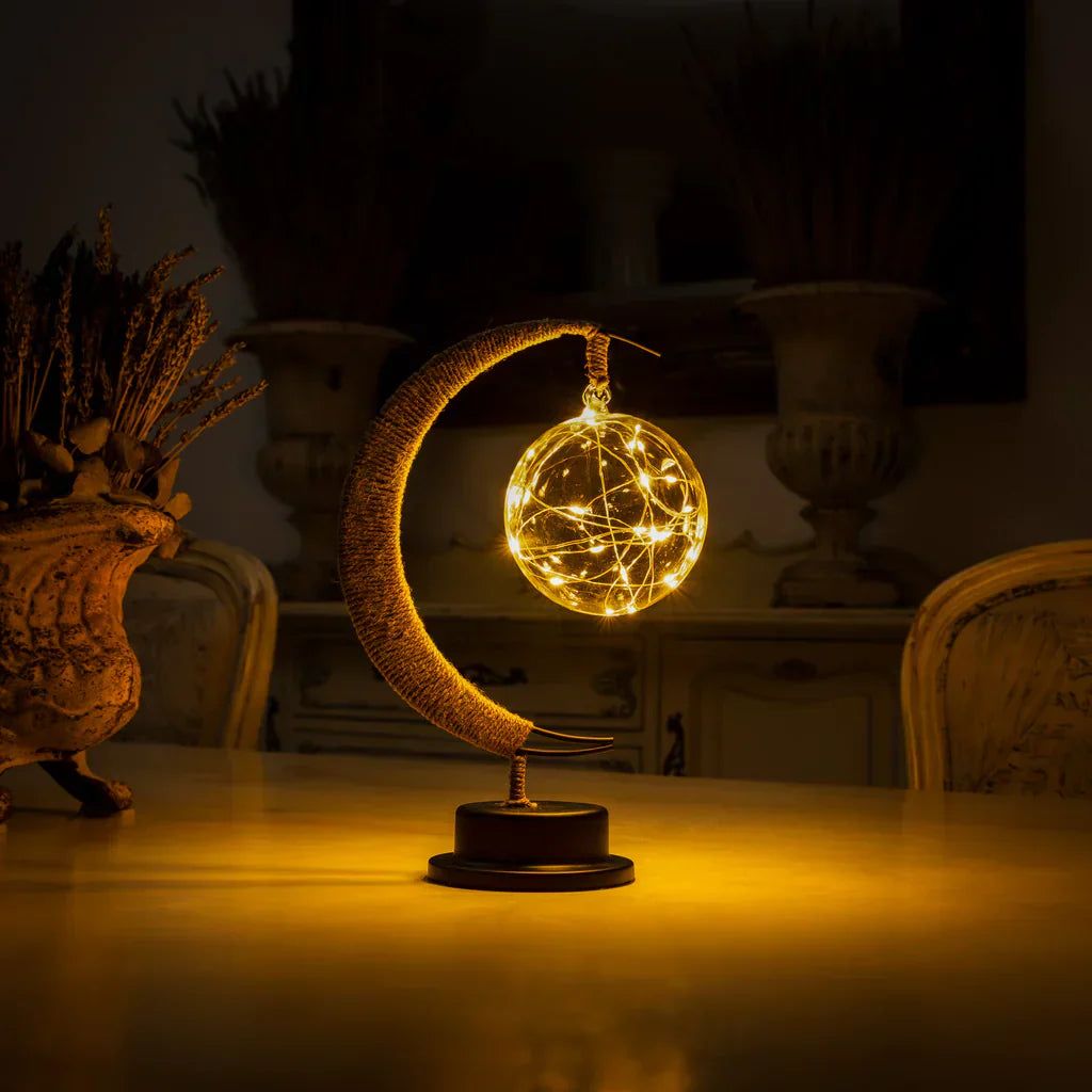 Lampe de table Lune pour salon - Veilleuse élégante et décoration intérieure