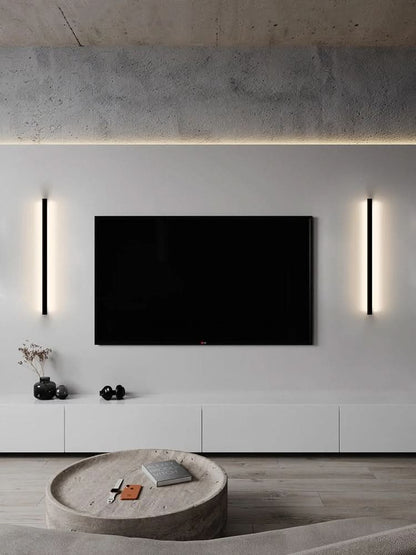 Applique murale LED minimaliste et moderne - Design linéaire élégant pour la maison