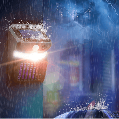 Lampe LED solaire anti-moustiques d'extérieur avec détecteur de mouvement