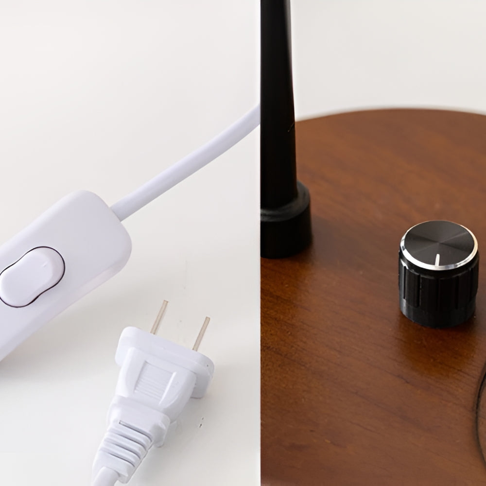 Lampe chauffe-bougie nordique Luma avec variateur réglable pour la décoration intérieure