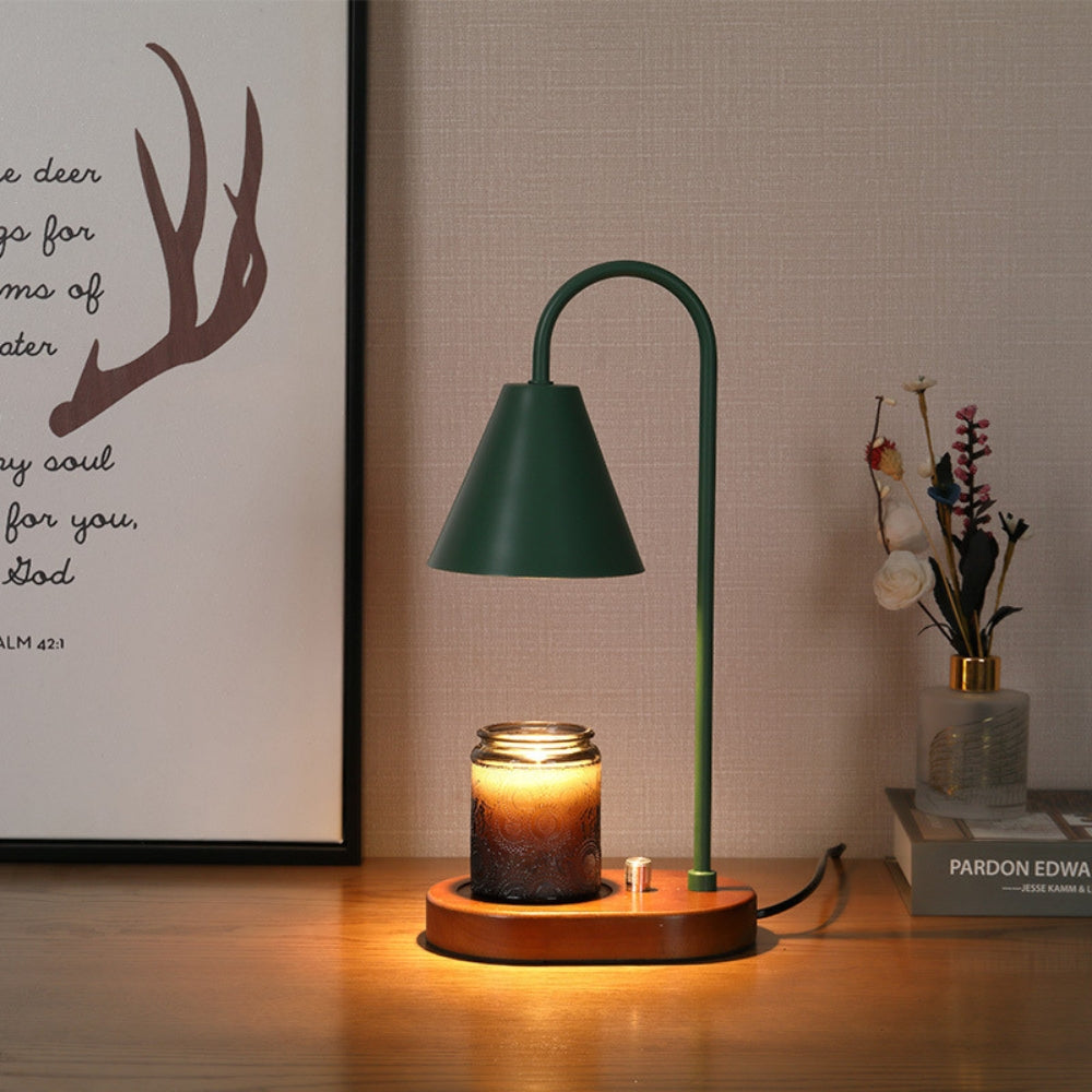 Lampe chauffe-bougie nordique Luma avec variateur réglable pour la décoration intérieure