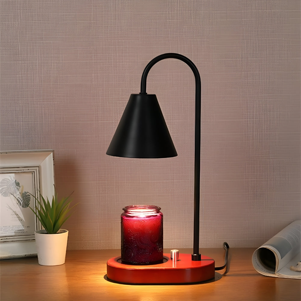 Lampe chauffe-bougie nordique Luma avec variateur réglable pour la décoration intérieure