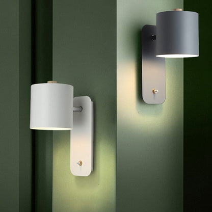 Adjustable Modern LED Wall Sconce with Switch | Stylish Metal Lighting