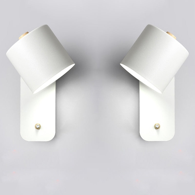 Adjustable Modern LED Wall Sconce with Switch | Stylish Metal Lighting
